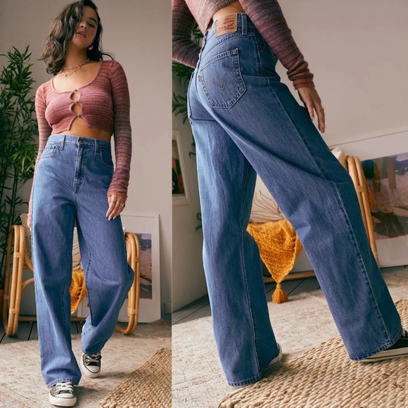 Levi's Denim - Levi’s ~ High Waisted High Rise Straight Jean Medium Wash Size 31   90s Y2K